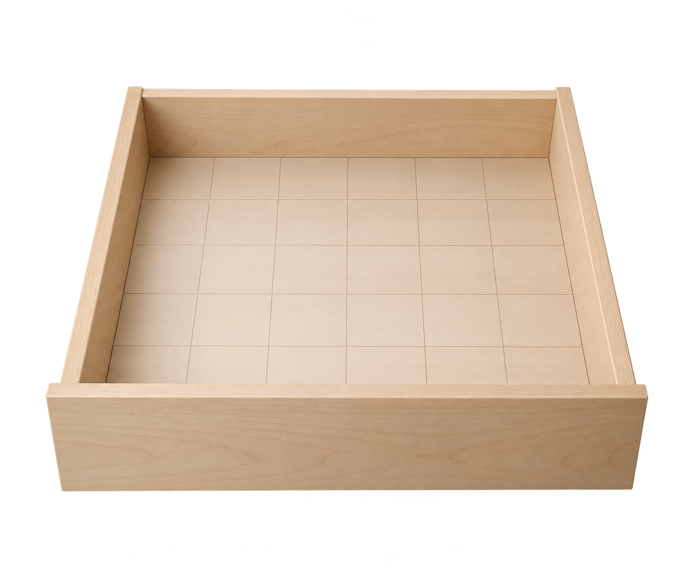 Cassetto rettangolare con griglia